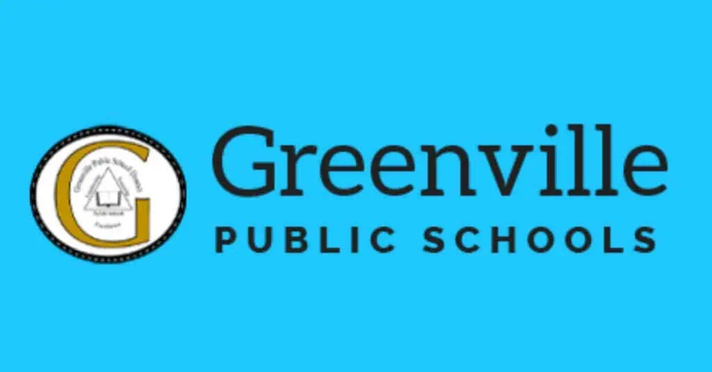 Greenville Public Schools logo with a gold G.
