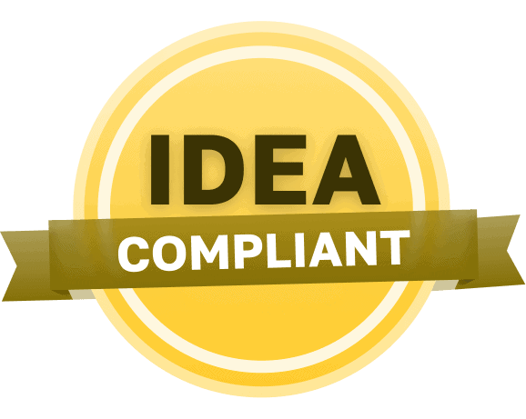IDEA compliant badge for online education and remote learning platforms.
